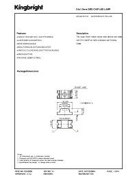 Datasheet APL3015SYCK производства Kingbright